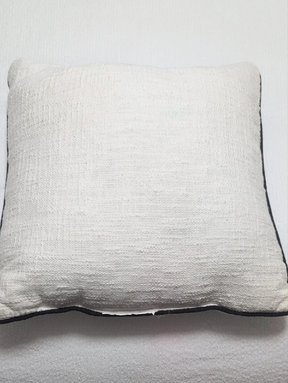 Black and White Geometric Throw Pillow by